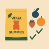 Vegan gummies bag